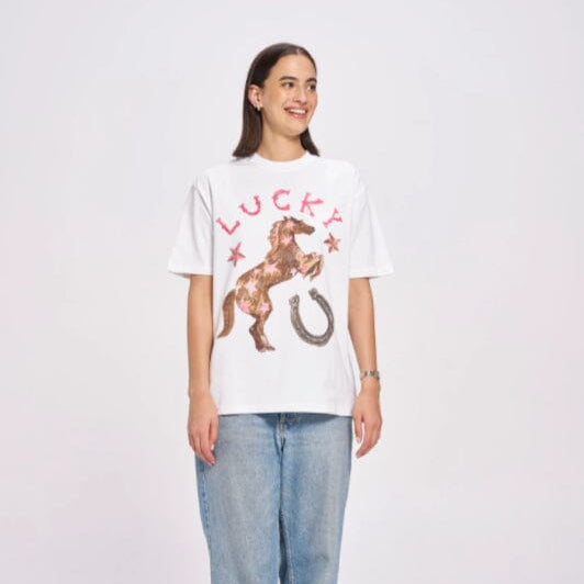 Western Lucky Oversize Tee Eclectic House