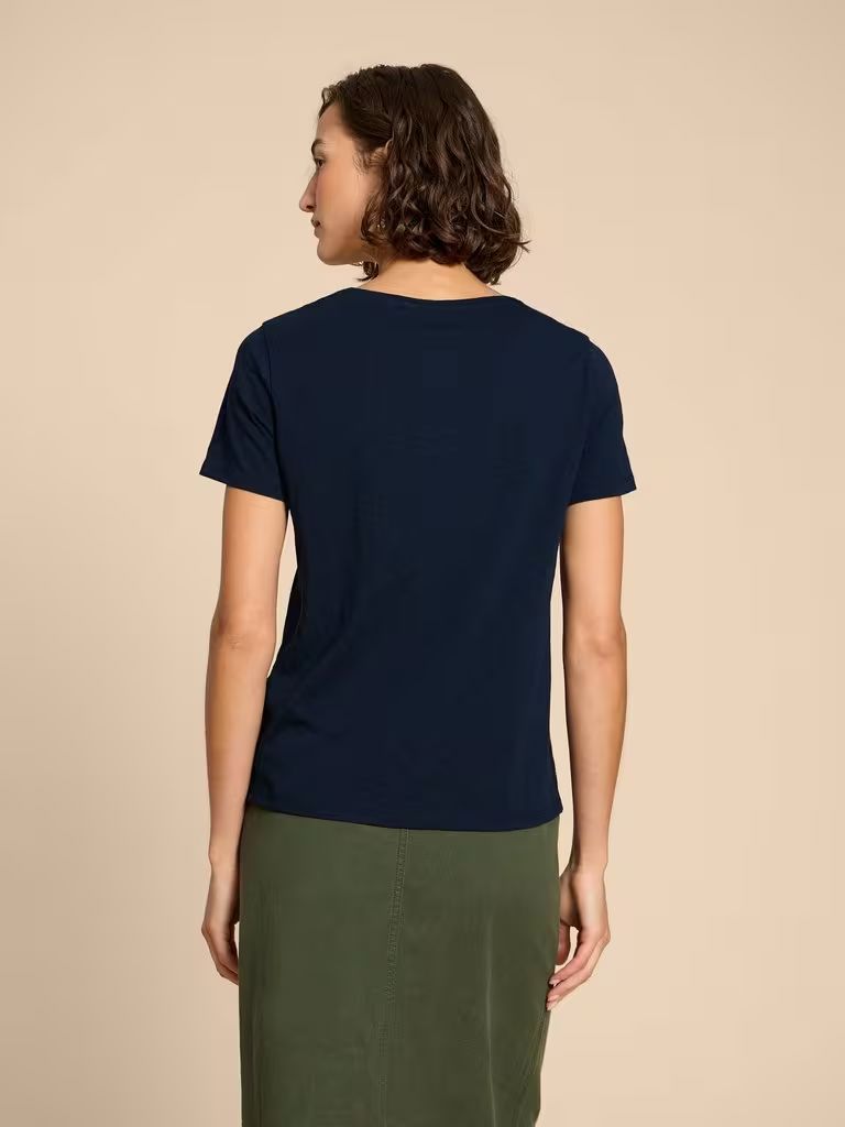 White Stuff Abbie Tee - Dark Navy White Stuff