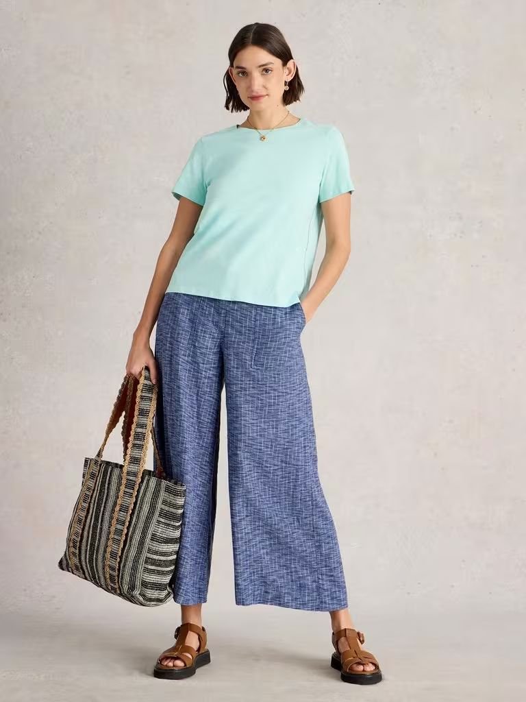 White Stuff Abbie Tee - Light Blue White Stuff