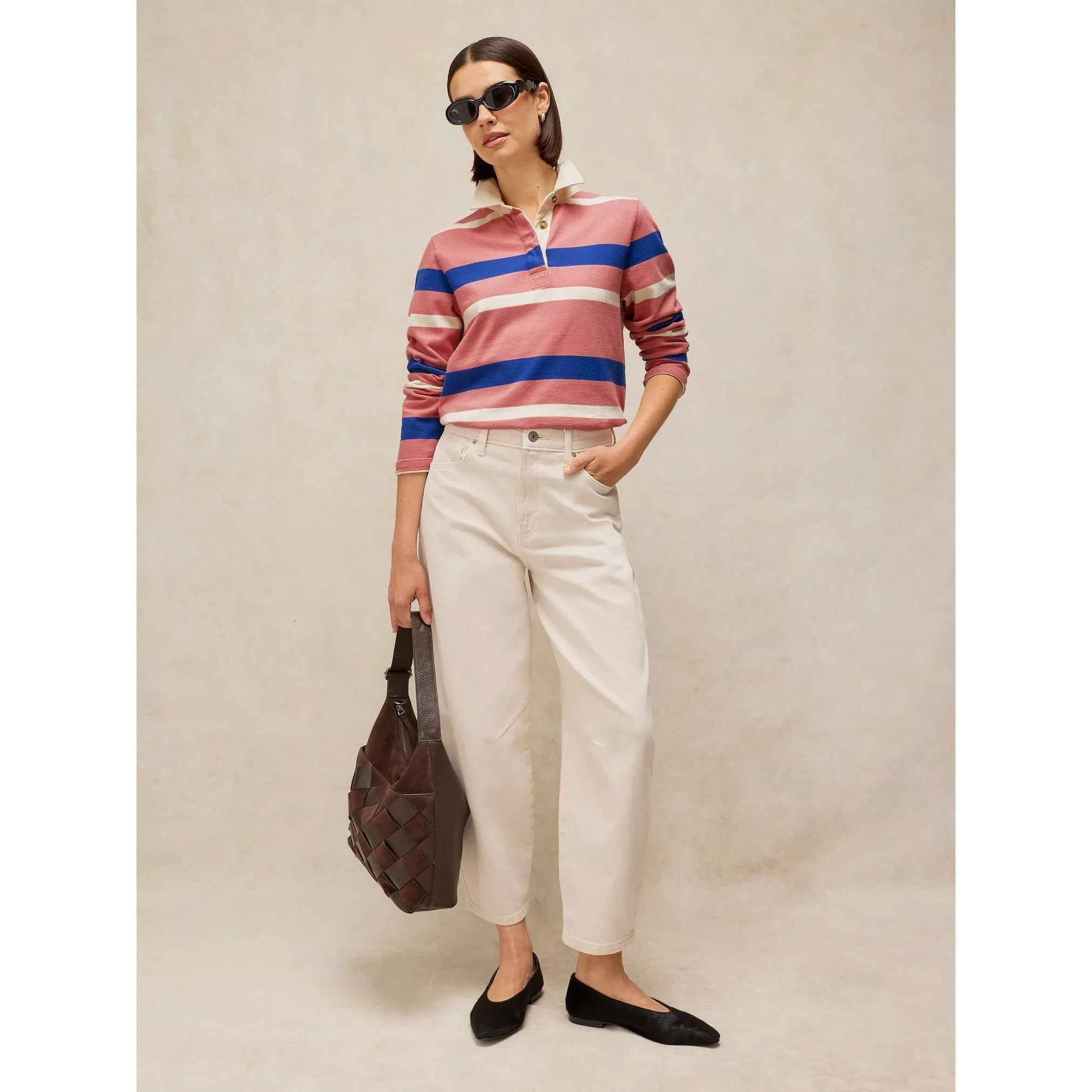 White Stuff Aubrey Barrel Leg Jean - Natural White Women's Jeans White Stuff 