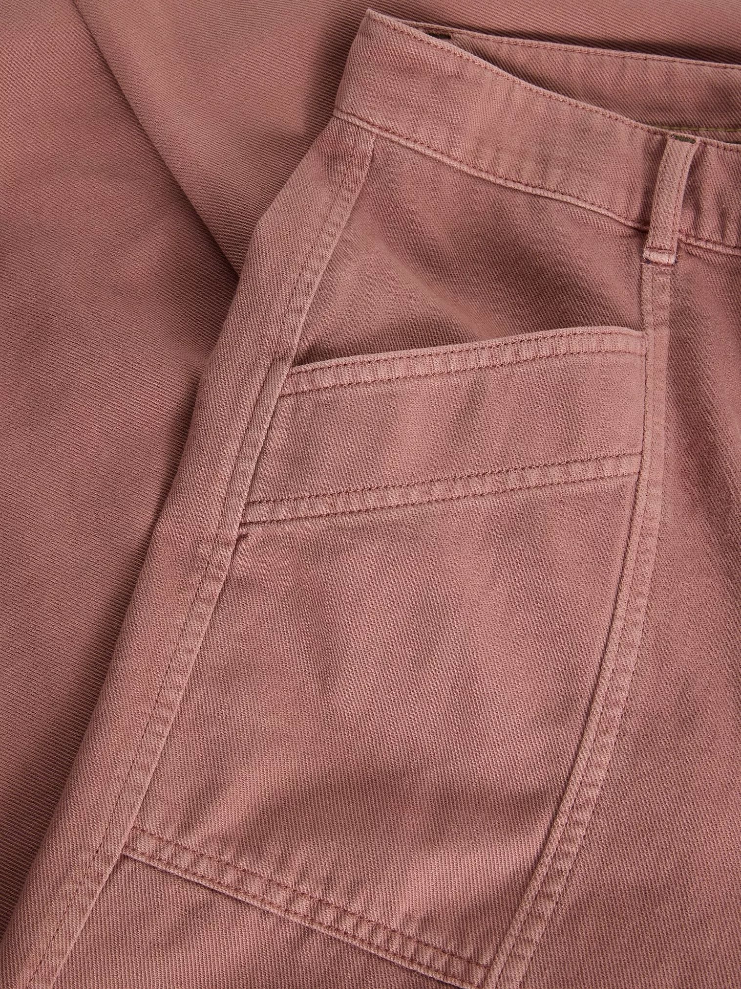 White Stuff Aubrey Barrel Trouser - Mid Pink White Stuff