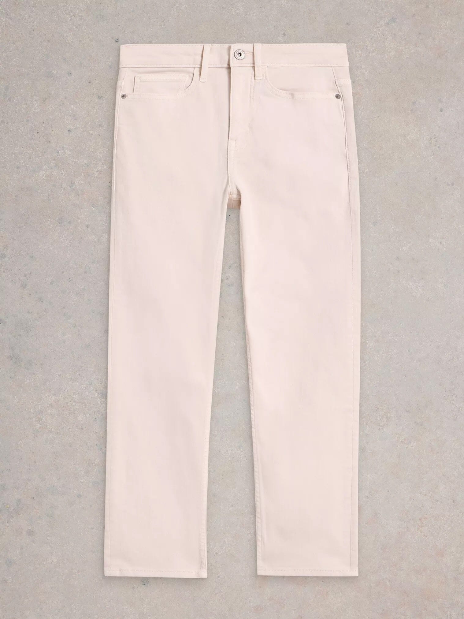 White Stuff Blake Straight Crop Jean - Natural White White Stuff