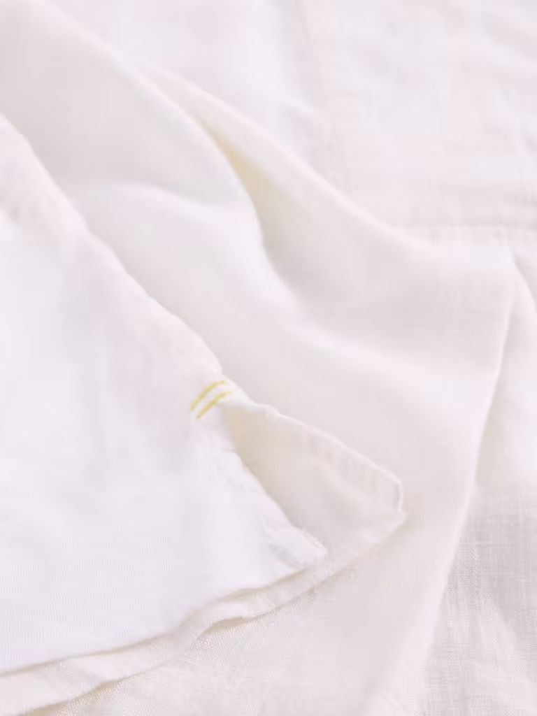 White Stuff Celia Jersey Mix Shirt - Brilliant White White Stuff