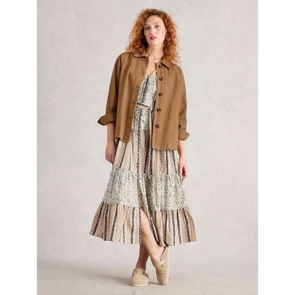 White Stuff Eden Denim Jacket - Dark Natural Denim Jacket White Stuff 