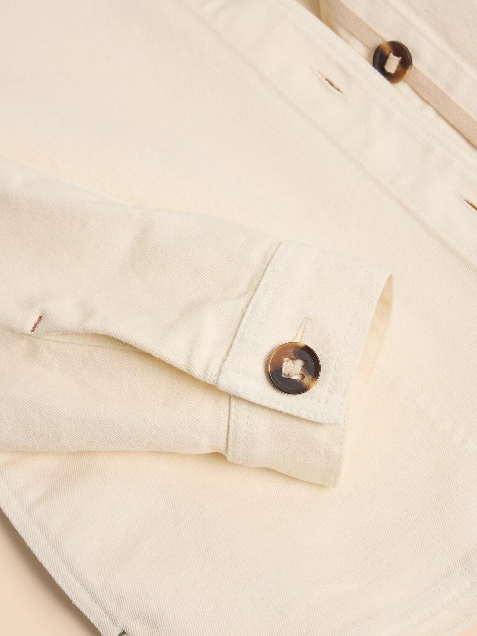 White Stuff Eden Denim Jacket - Light Natural White Stuff