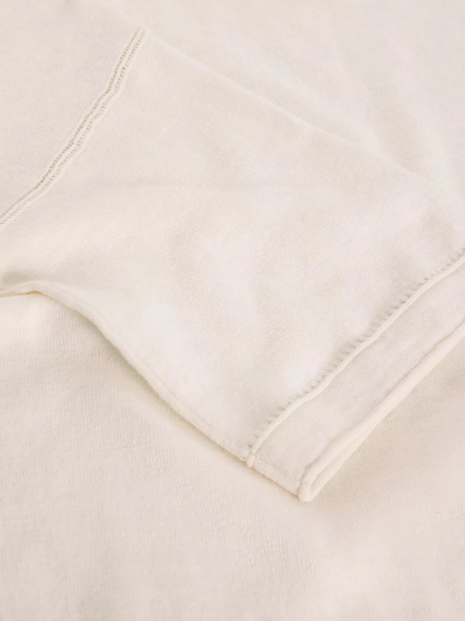 White Stuff Kate Linen Blend Tee - Natural White White Stuff