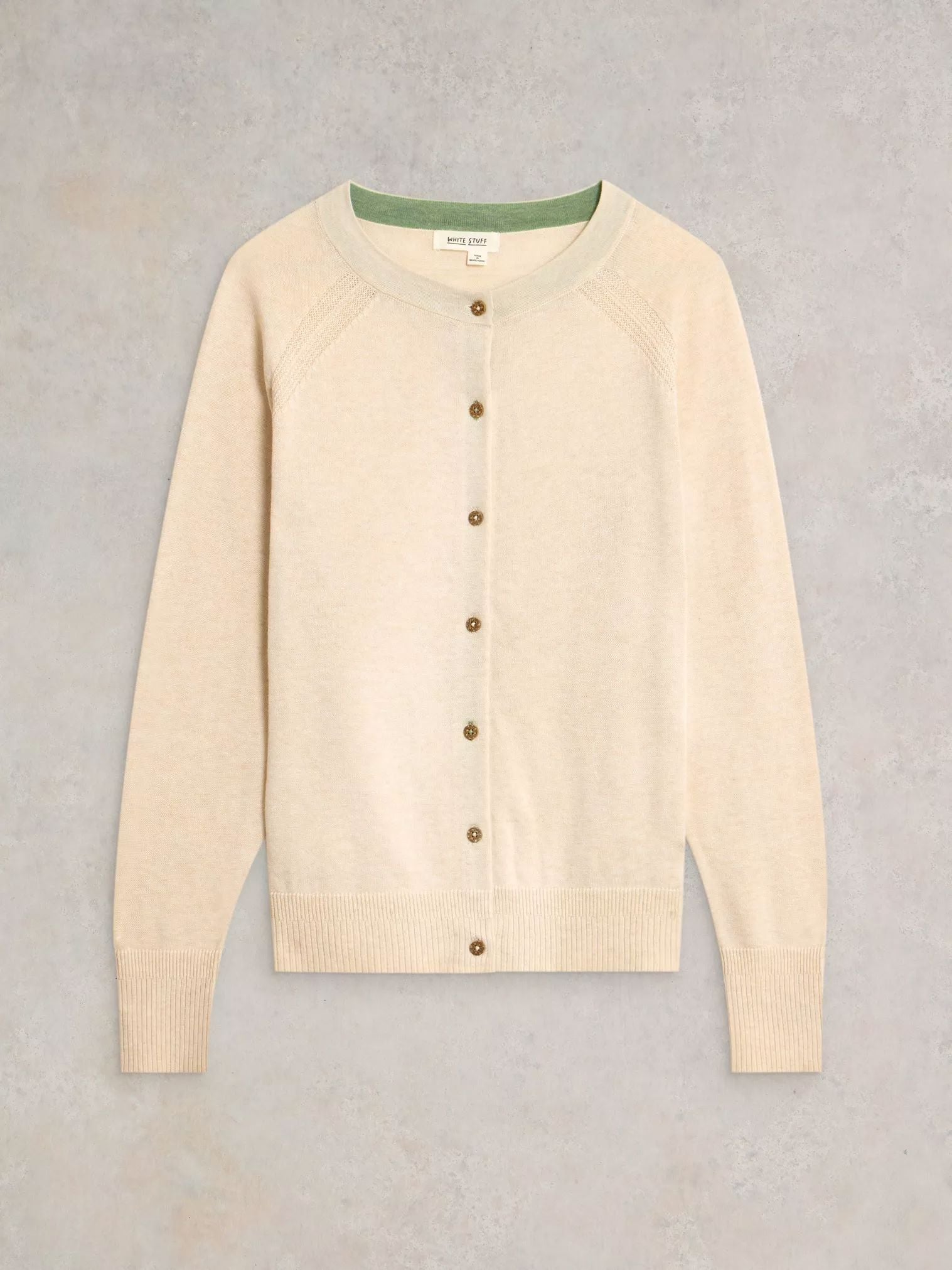 White Stuff Lulu Cardi - Natural White White Stuff