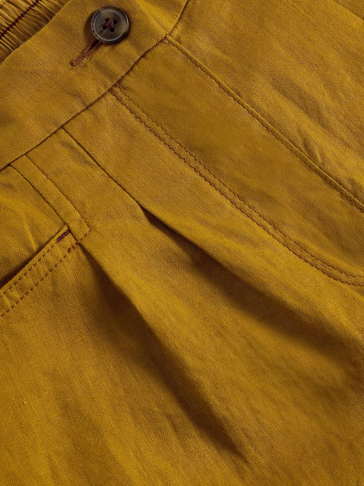 White Stuff Rowena Linen Trouser - Mid Chartreuse White Stuff