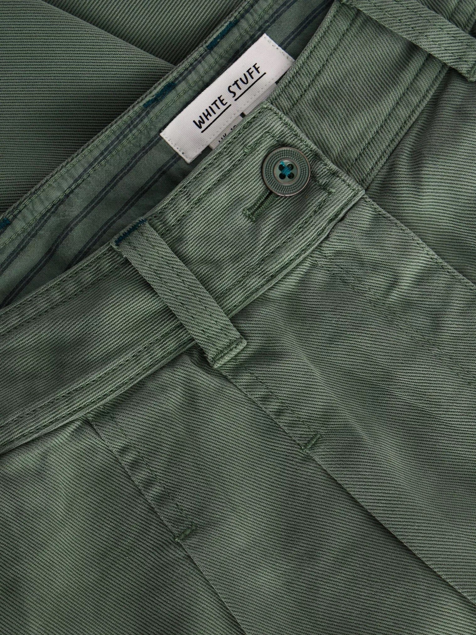 White Stuff Sasha Wide Leg Trouser - Dusty Green White Stuff