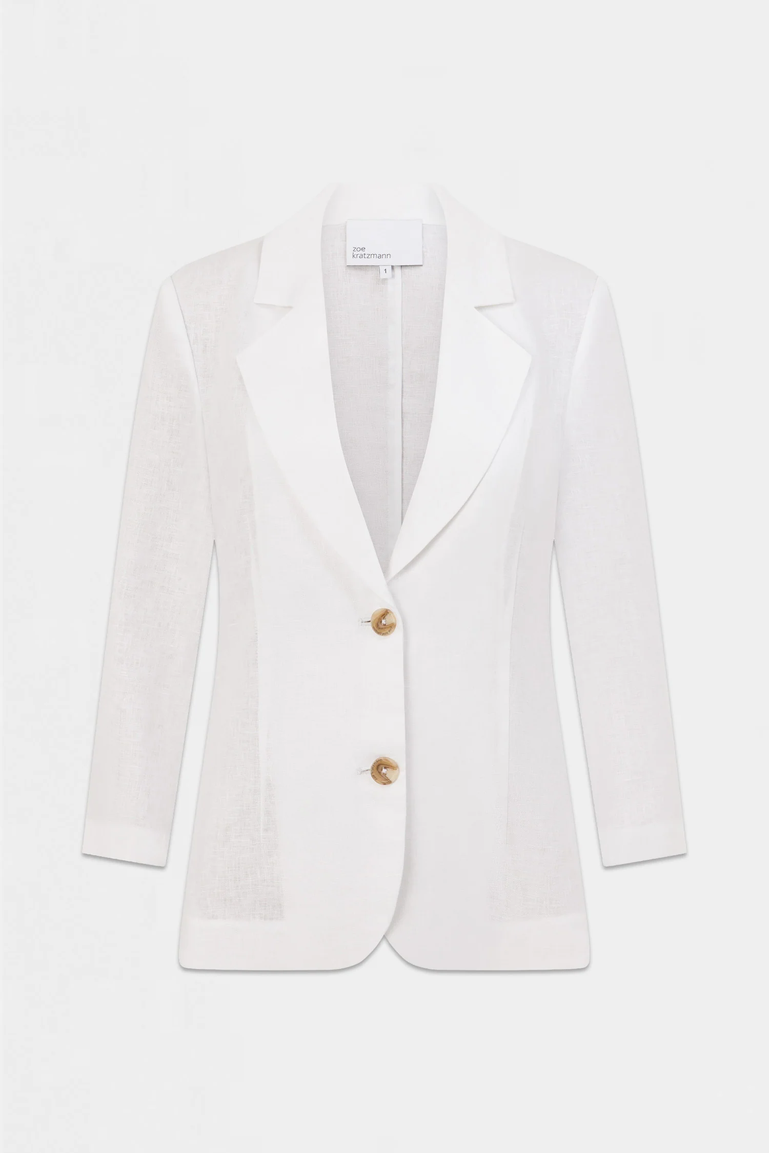Zoe Kratzmann Illuminate Jacket - Porcelain Zoe Kratzmann