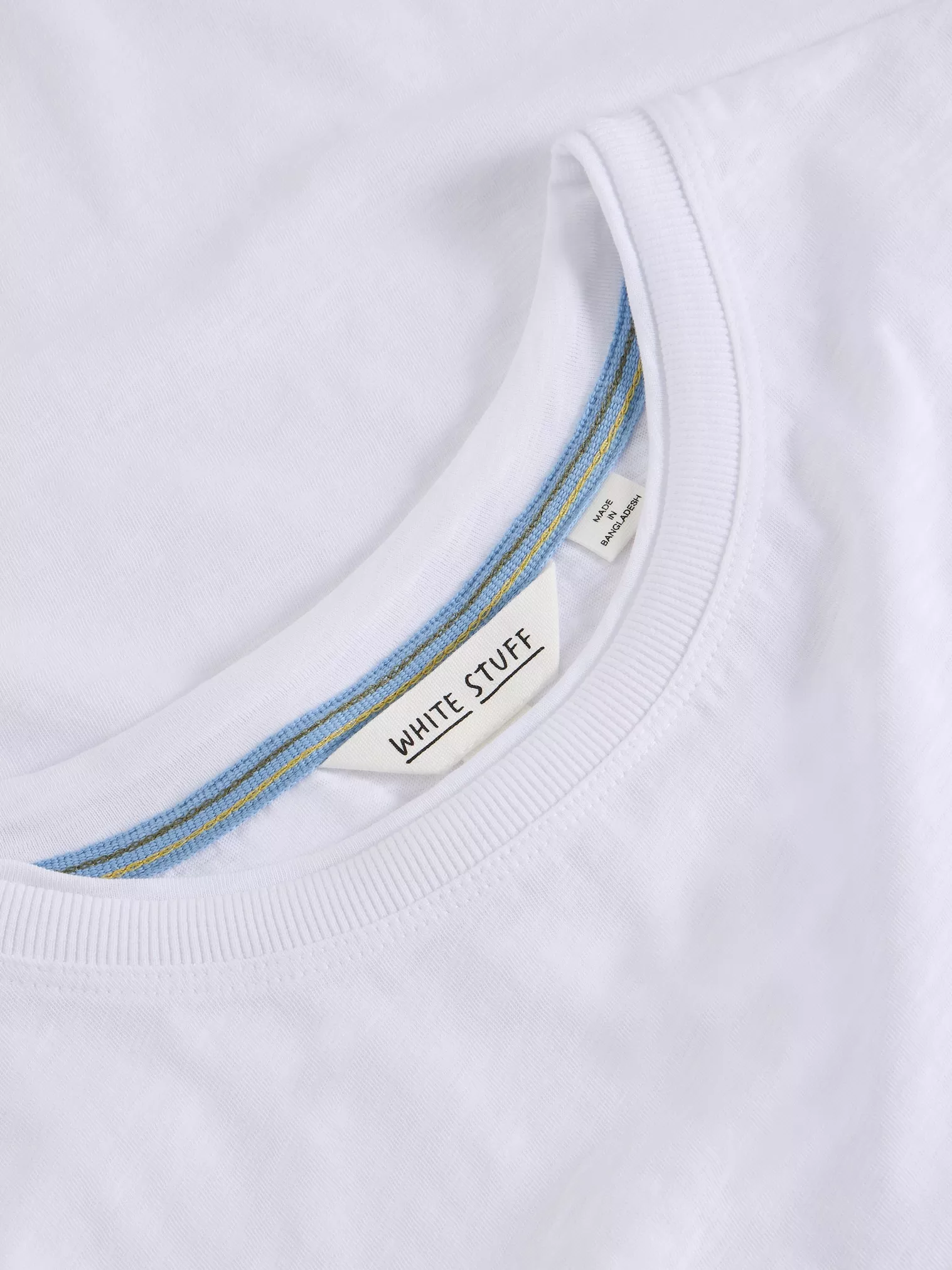 White Stuff Clara Short Sleeve Tee - Billiant White