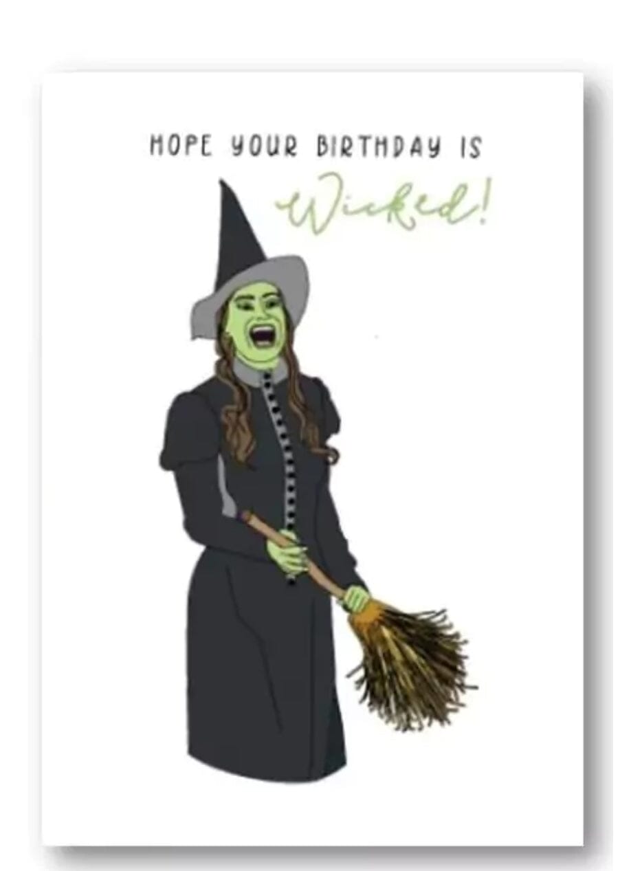 Wicked birthday card Eclectic House