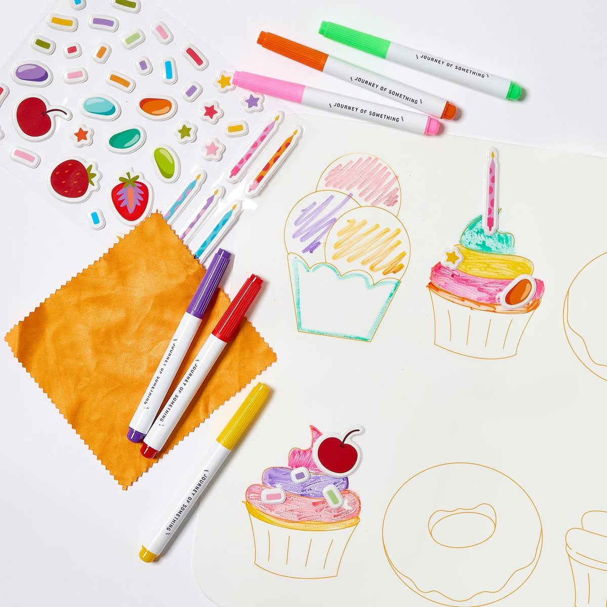 Wipeable Silicone Colouring Mat - Sweet As Journey Of Something AU & EU