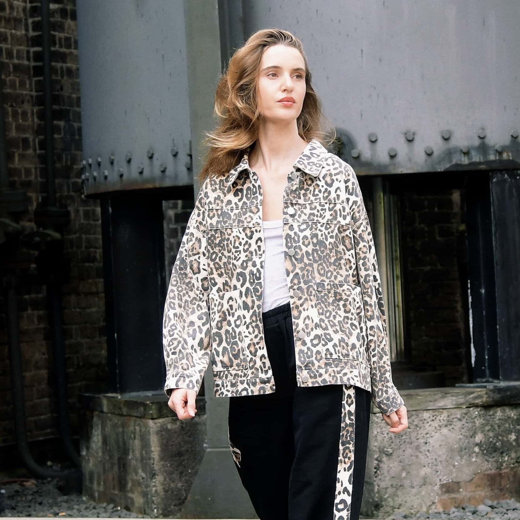 Worthier Ray Leopard Jacket Worthier