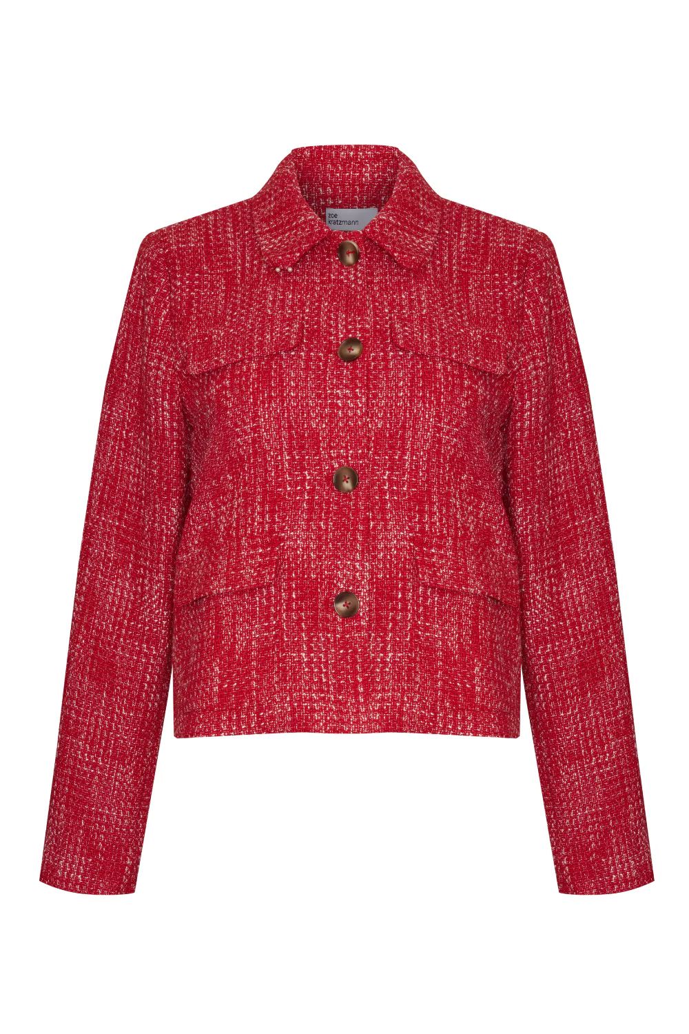 Zoe Kratzmann Adjoin Jacket - Fire Boucle Zoe Kratzmann