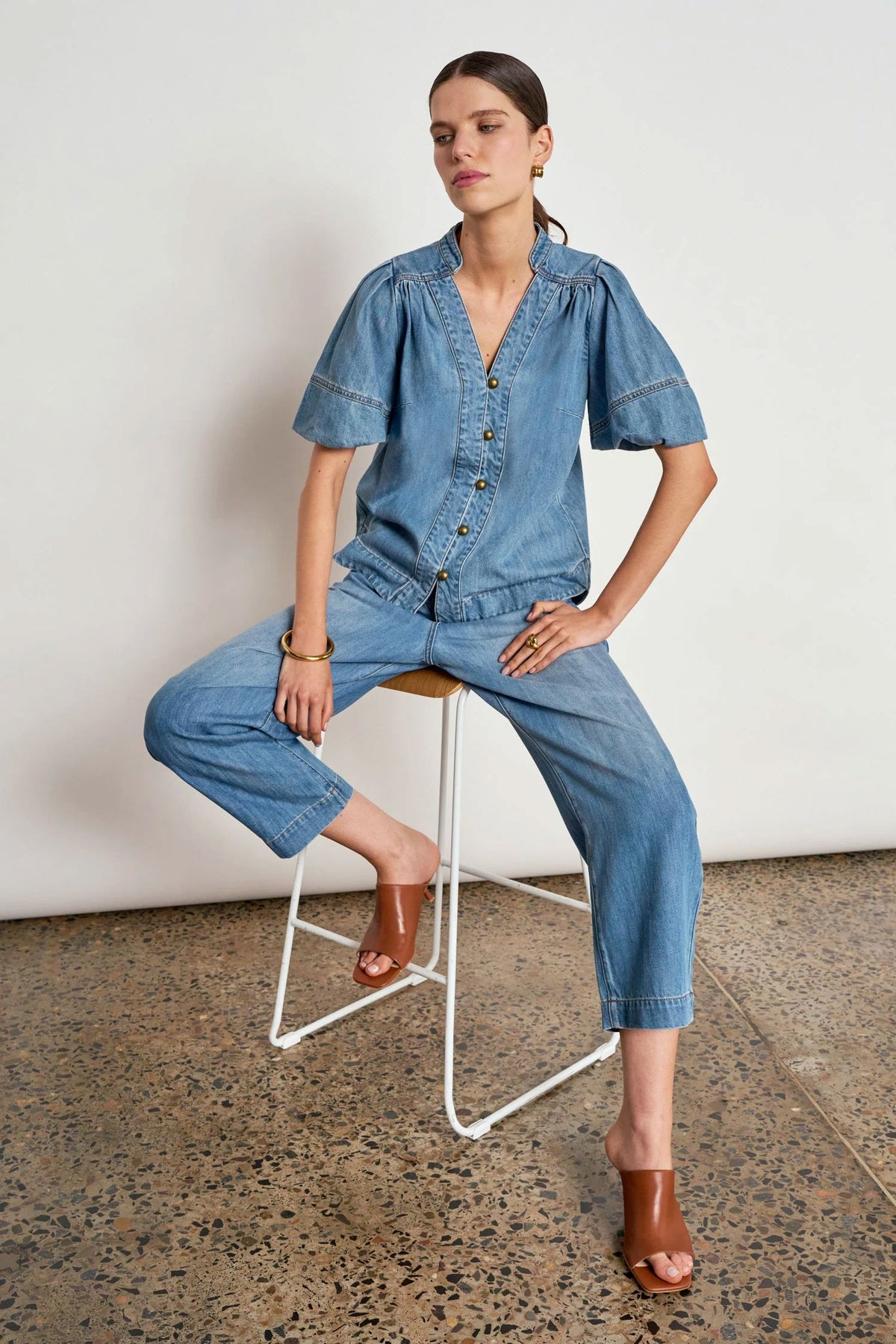 Zoe Kratzmann Ascend Pant - Mid Wash Denim Zoe Kratzmann