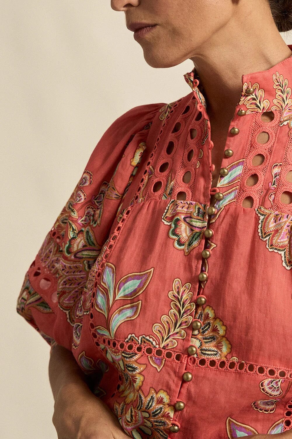 Zoe Kratzmann Cabaret Top - Kgari Melon Zoe Kratzmann