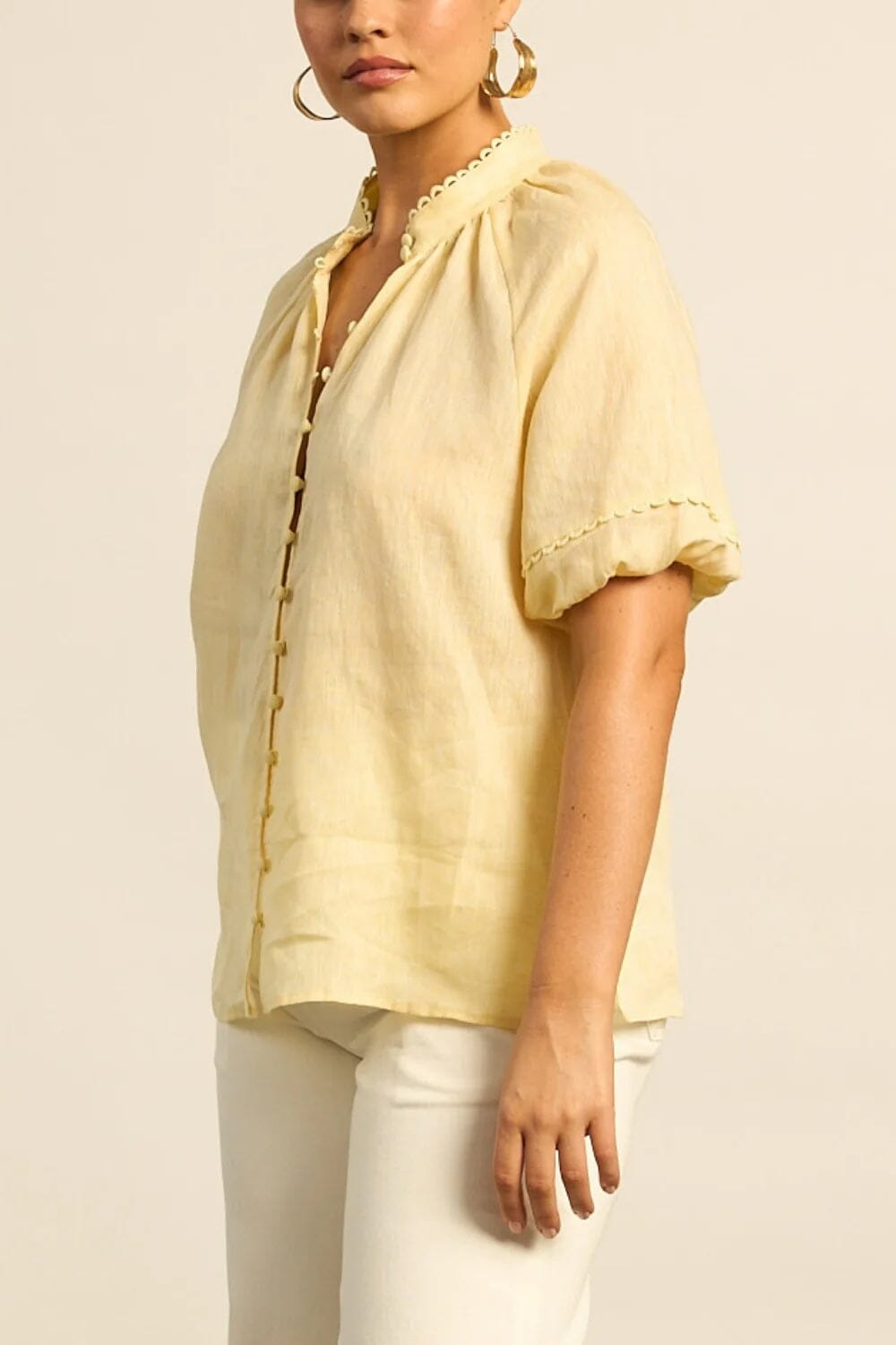 Zoe Kratzmann Drift Top - Lemonade Zoe Kratzmann