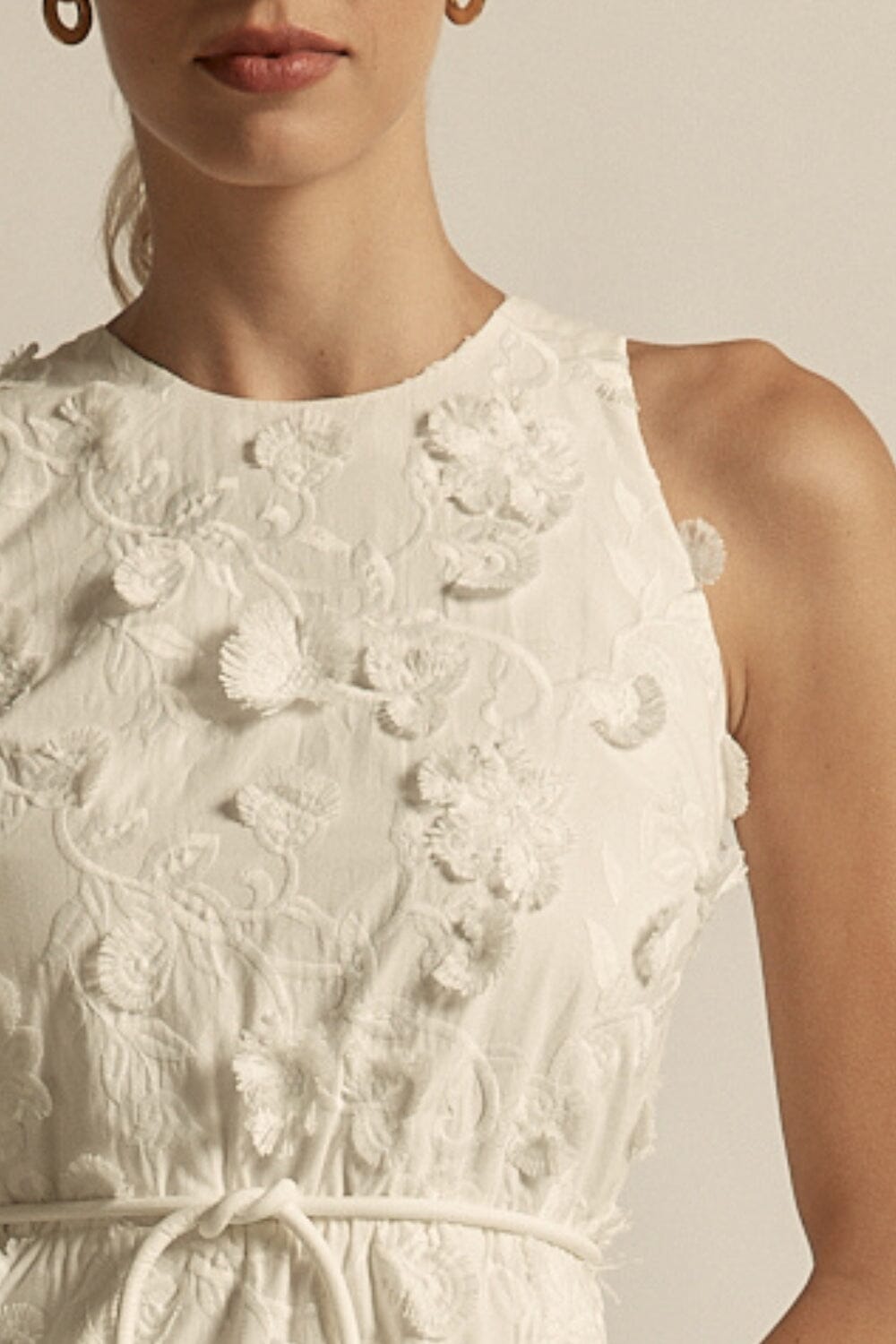 Zoe Kratzmann Dusk Dress - Porcelain Broderie Zoe Kratzmann