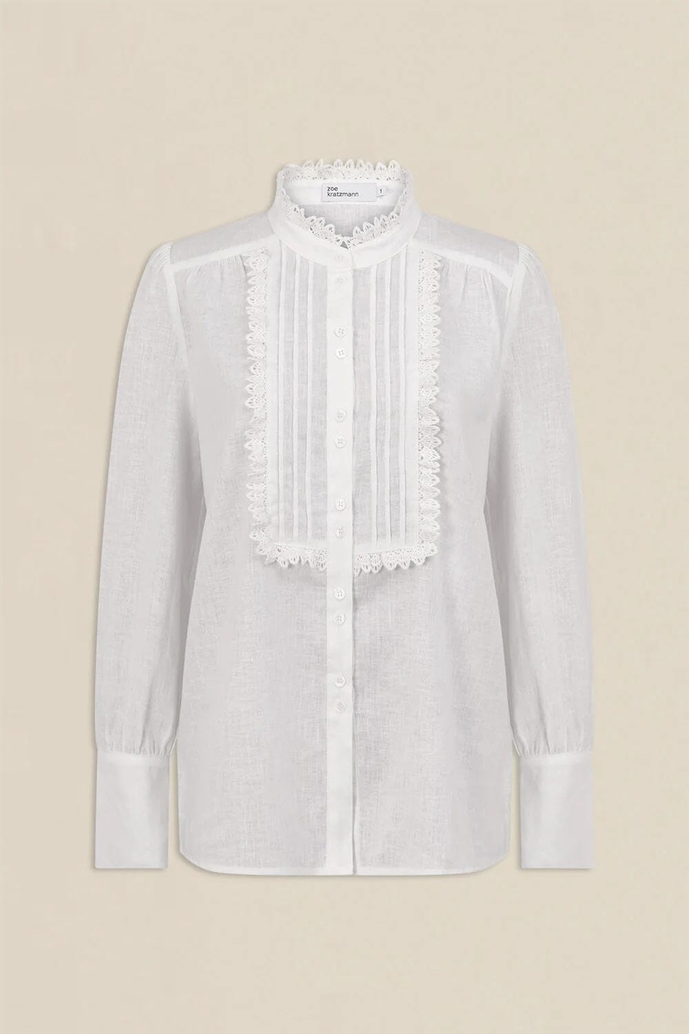 Zoe Kratzmann Haze Top - Porcelian Zoe Kratzmann