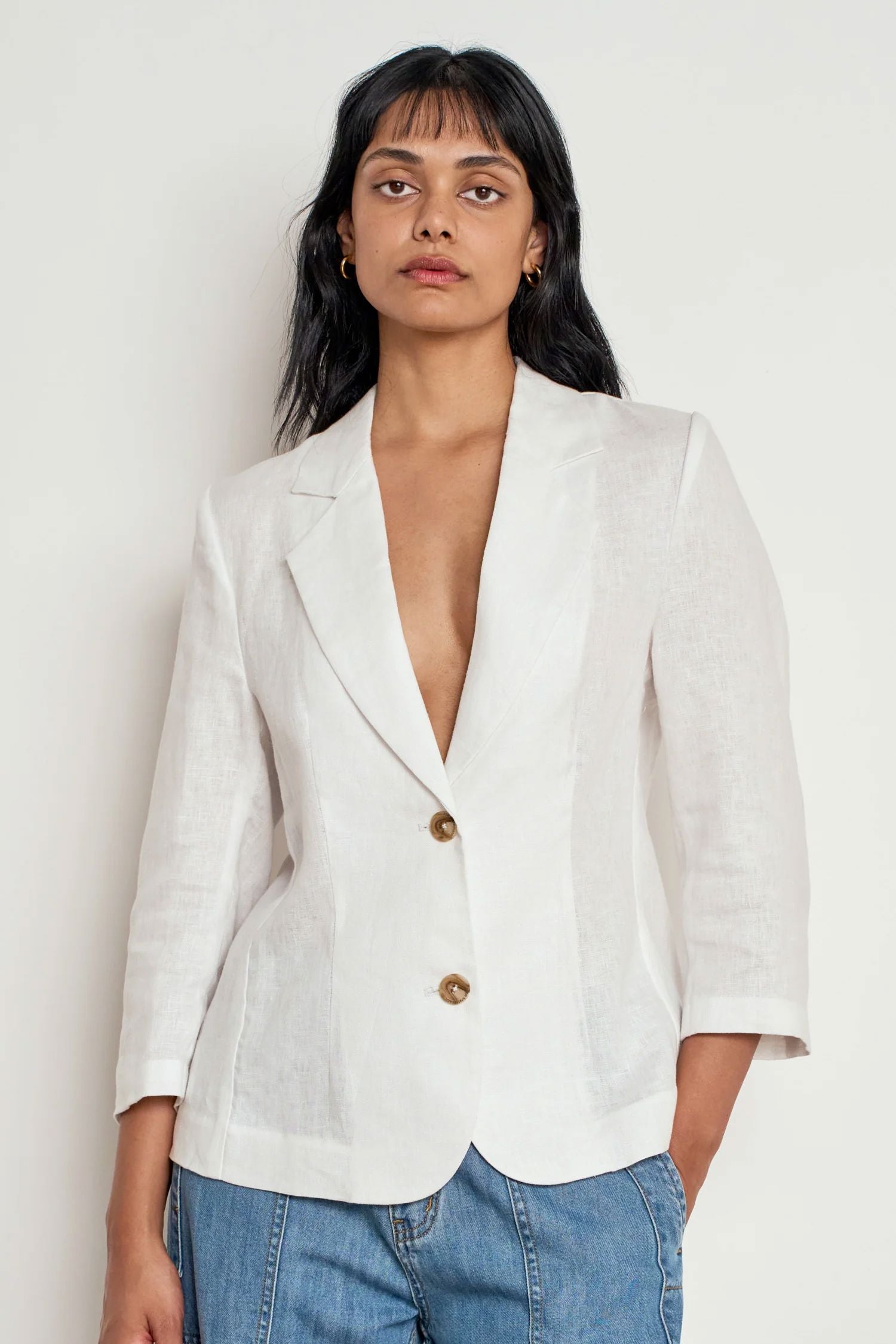 Zoe Kratzmann Illuminate Jacket - Porcelain Zoe Kratzmann
