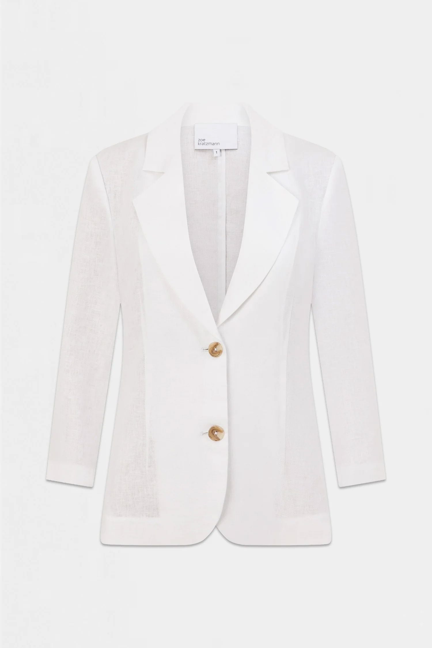 Zoe Kratzmann Illuminate Jacket - Porcelain Zoe Kratzmann