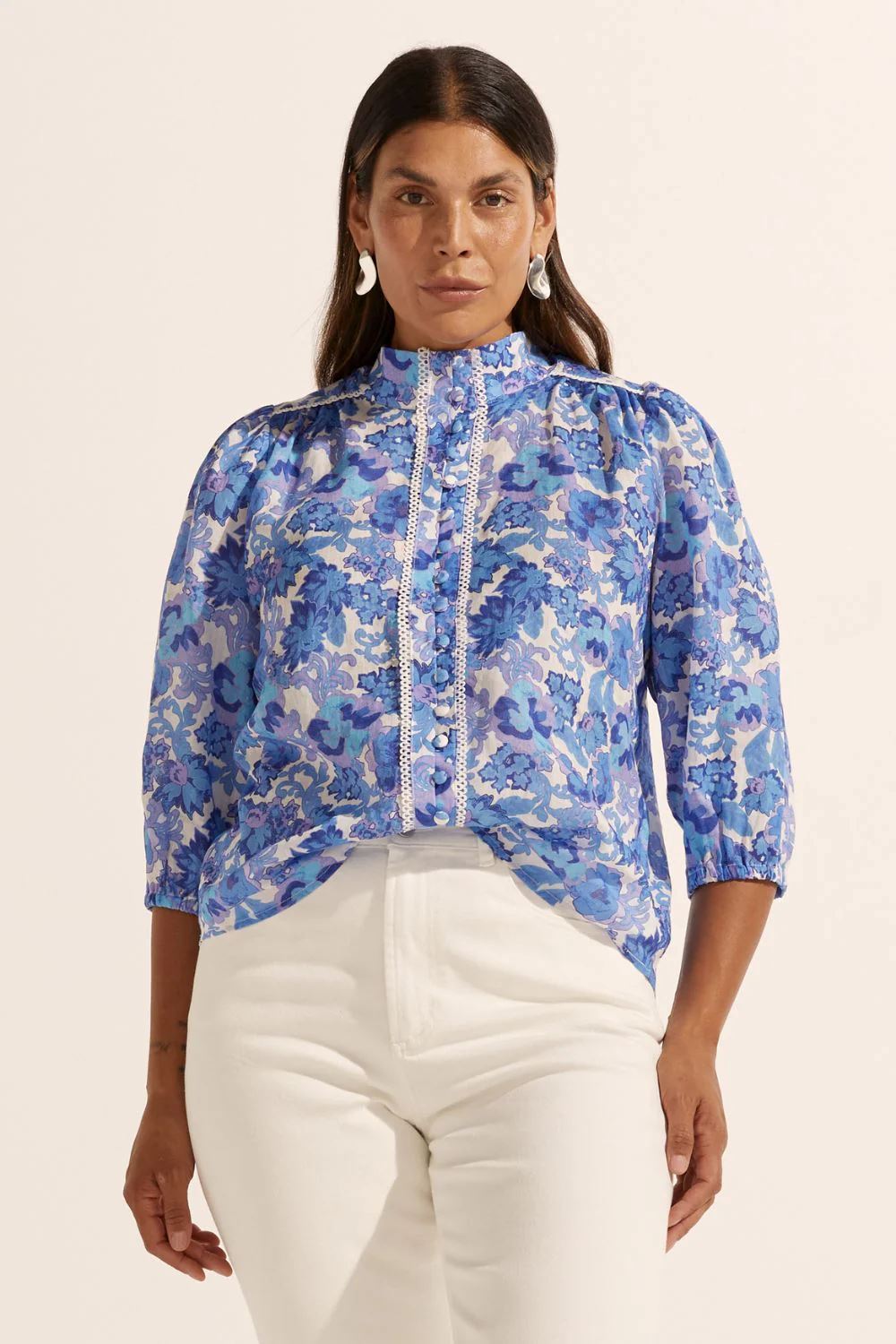 Zoe Kratzmann Outlook Top - Pacific Floral Zoe Kratzmann