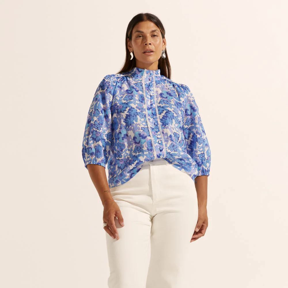 Zoe Kratzmann Outlook Top - Pacific Floral Zoe Kratzmann