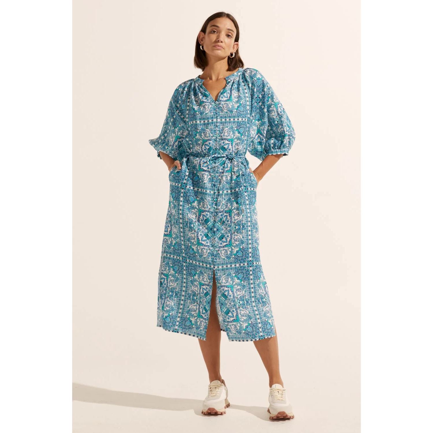 Zoe Kratzmann Sojourn Dress - Sapphire Tile Zoe Kratzmann