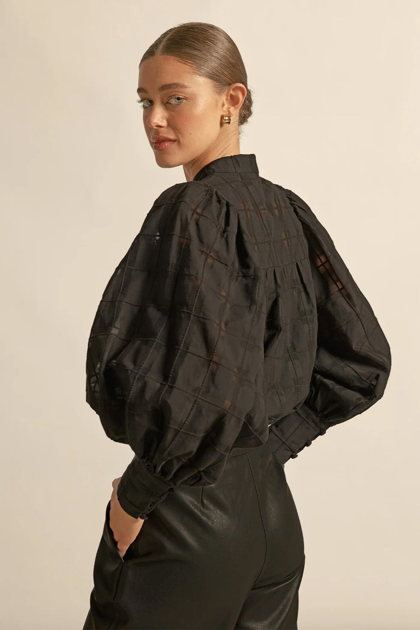 Zoe Kratzmann Vista Top - Black Check Zoe Kratzmann