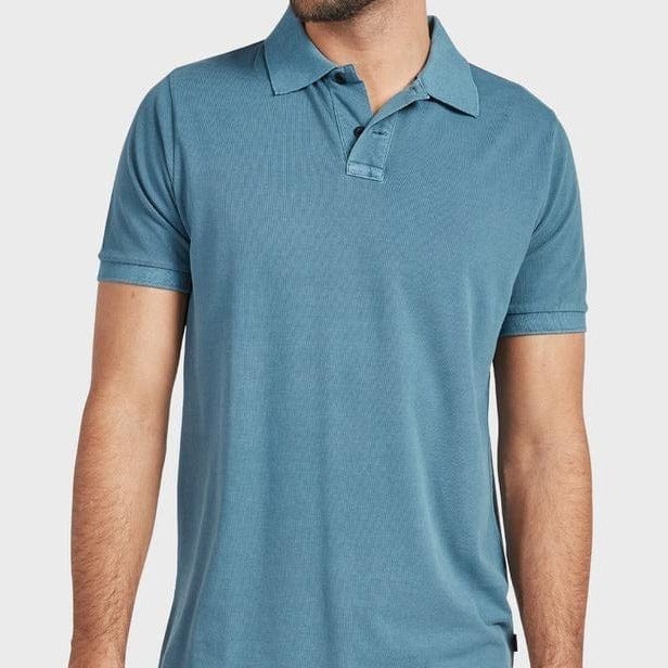 Academy Brand Men's Academy Polo - Steel Academy Brand