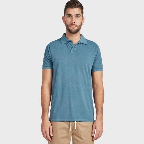 Academy Brand Men's Academy Polo - Steel Academy Brand