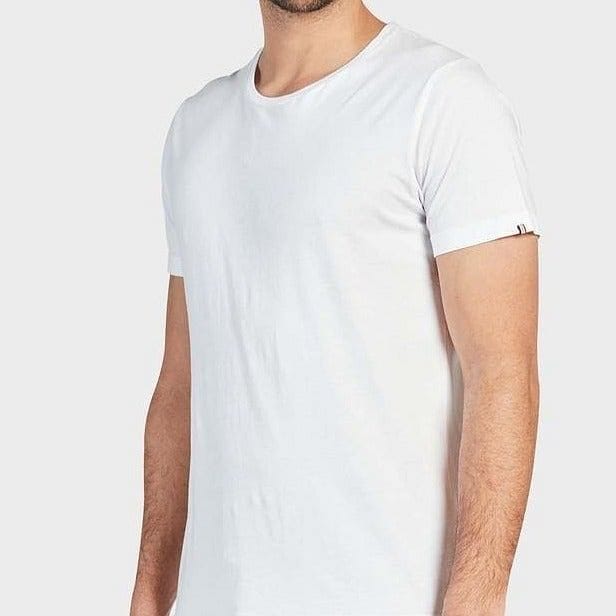Academy Brand Men's Basic Crew T-shirt - White Academy Brand