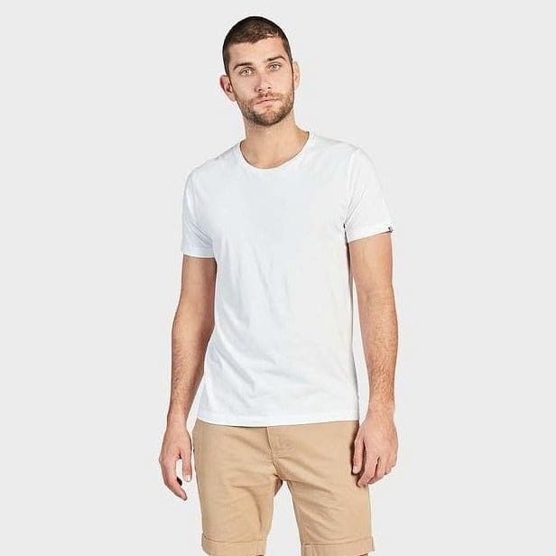 Academy Brand Men's Basic Crew T-shirt - White Academy Brand