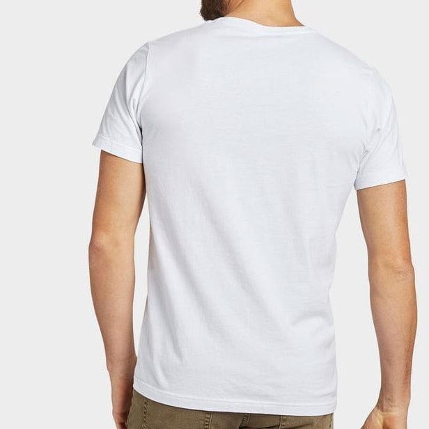 Academy Brand Men's Basic Crew T-shirt - White Academy Brand