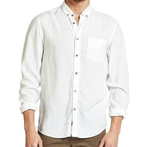 Academy Brand Men's Burton Shirt- Off White Academy Brand