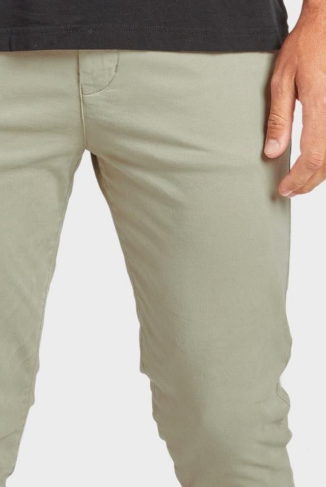 Academy Brand Men's Cooper Slim Chino - Dusty Olive Academy Brand