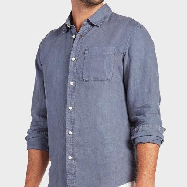 Academy Brand Men's Hampton Long Sleeve Shirt - Pilot Blue Academy Brand