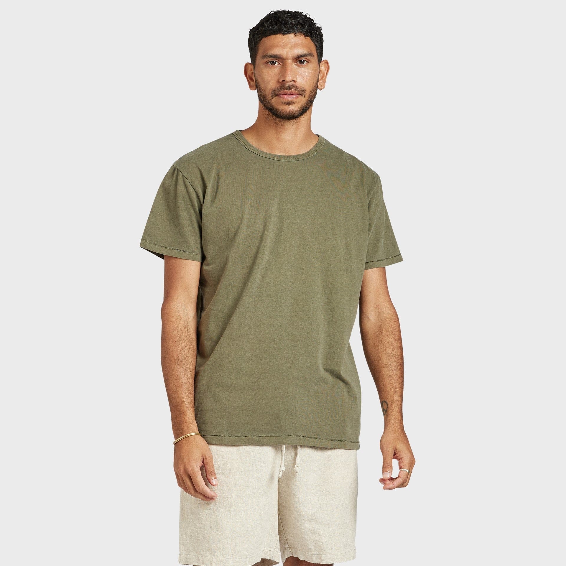 Academy Brand Men's Jimmy T-shirt - Dill Green Academy Brand