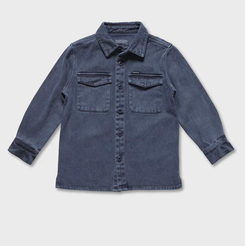 Academy Brand Rookie Essential Overshirt - Infinity Blue Academy Brand