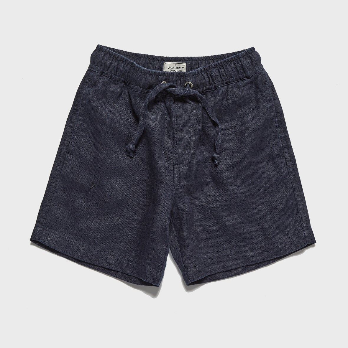 Academy Brand Rookie Riviera Linen Short - Navy Academy Brand