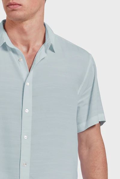 Academy Brand Men's Stevens Short Sleeve Shirt - Ice Blue Academy Brand
