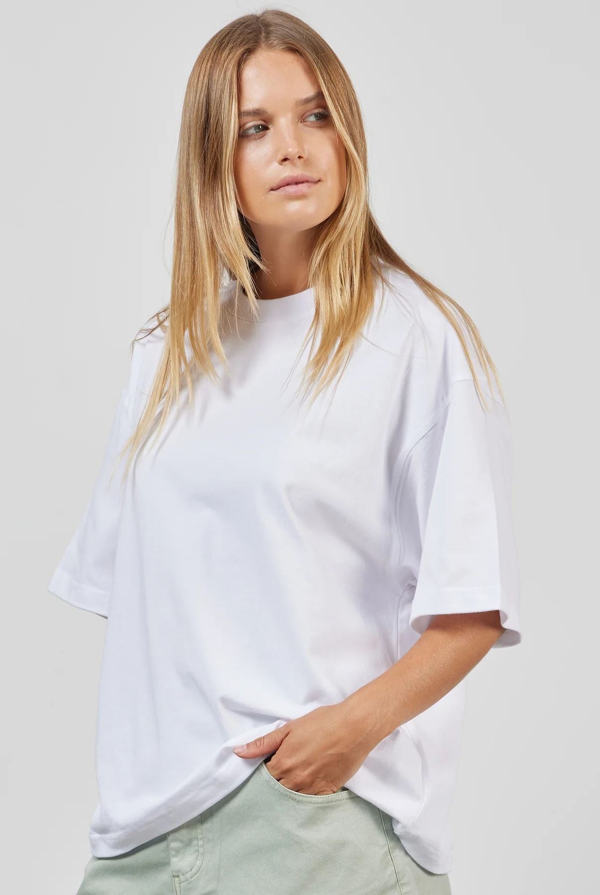 Academy Brand Women's Relaxed Tee - White Academy Brand