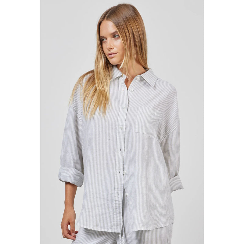 Academy Brand Women's Rory Linen Shirt - Sage Green – Eclectic House