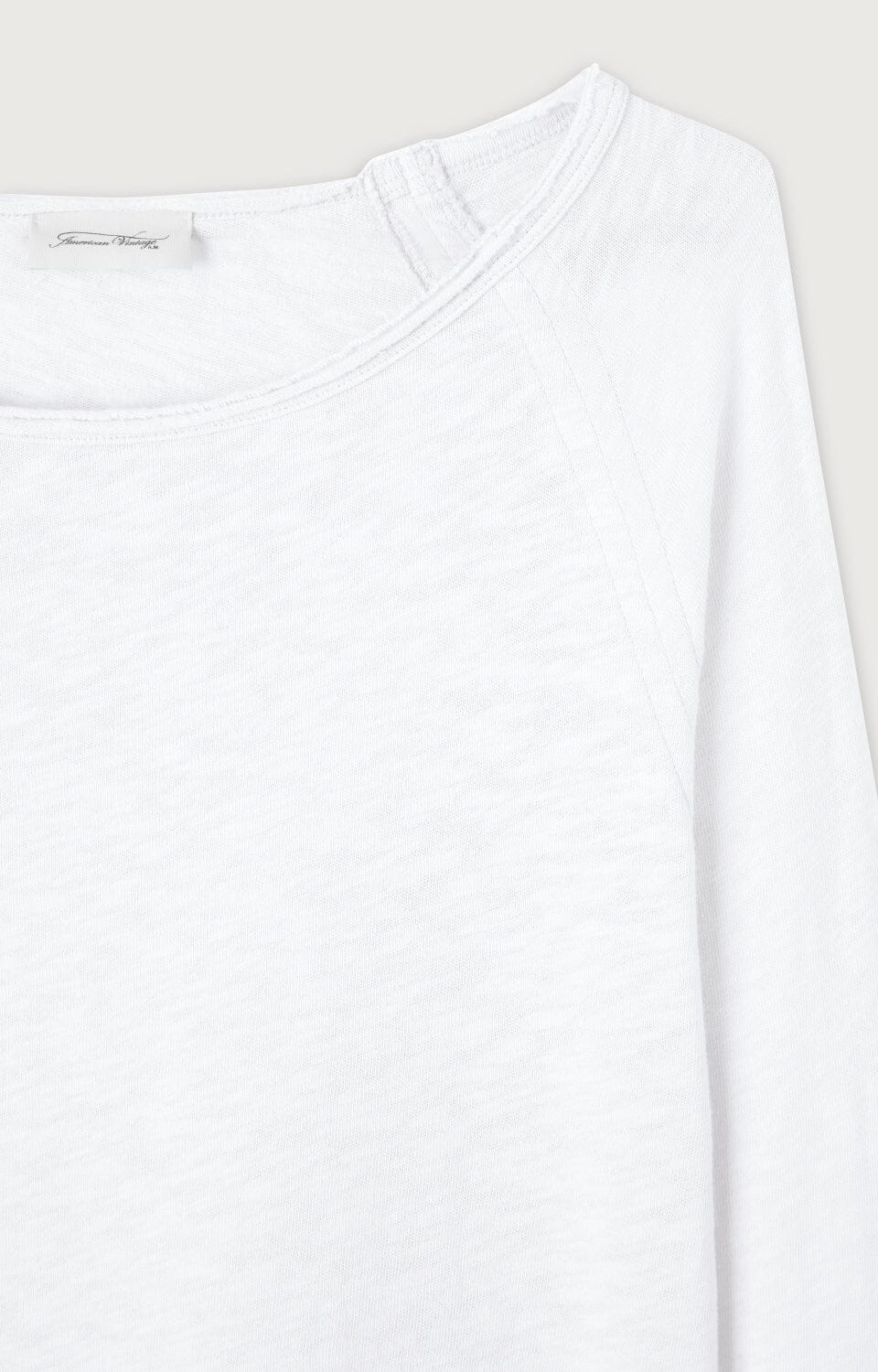 American Vintage Long Sleeve Sonoma Tee - White American Vintage