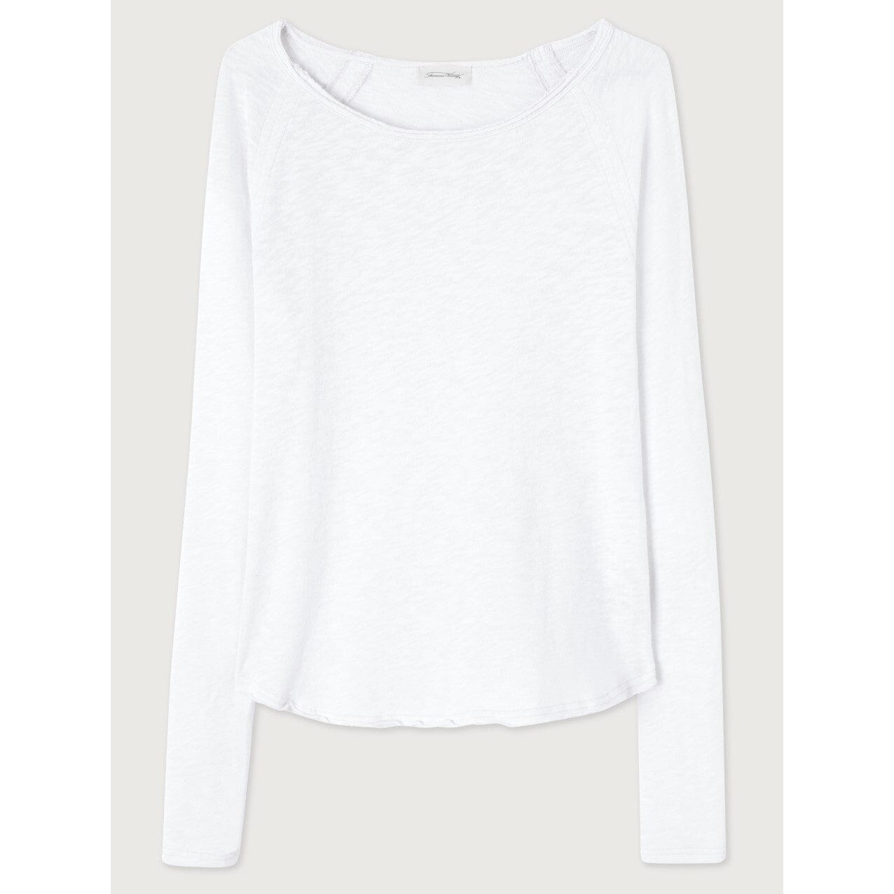 American Vintage Long Sleeve Sonoma Tee - White American Vintage