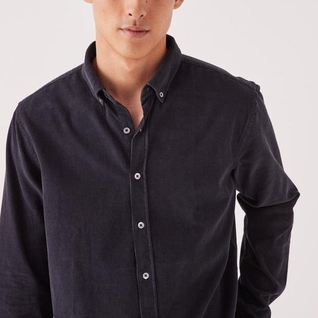 Assembly Label Cord Long Sleeve Shirt - True Navy Assembly Label