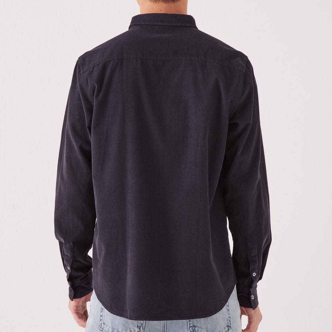 Assembly Label Cord Long Sleeve Shirt - True Navy Assembly Label