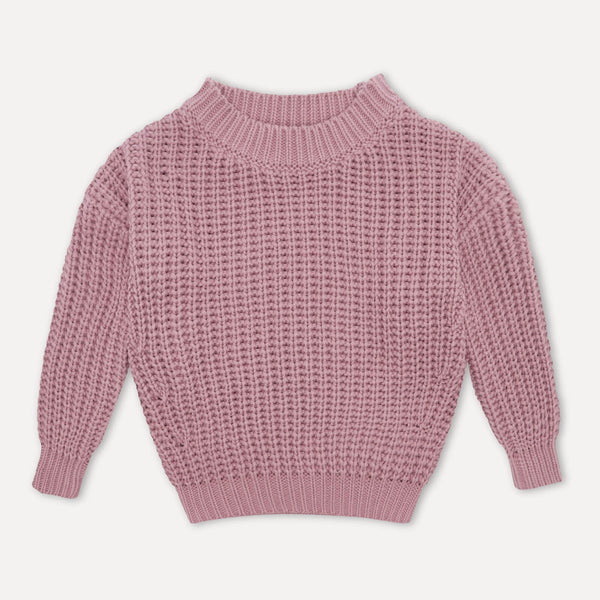 Assembly Label Kids Emery Knit Jumper - Rosewood Assembly Label