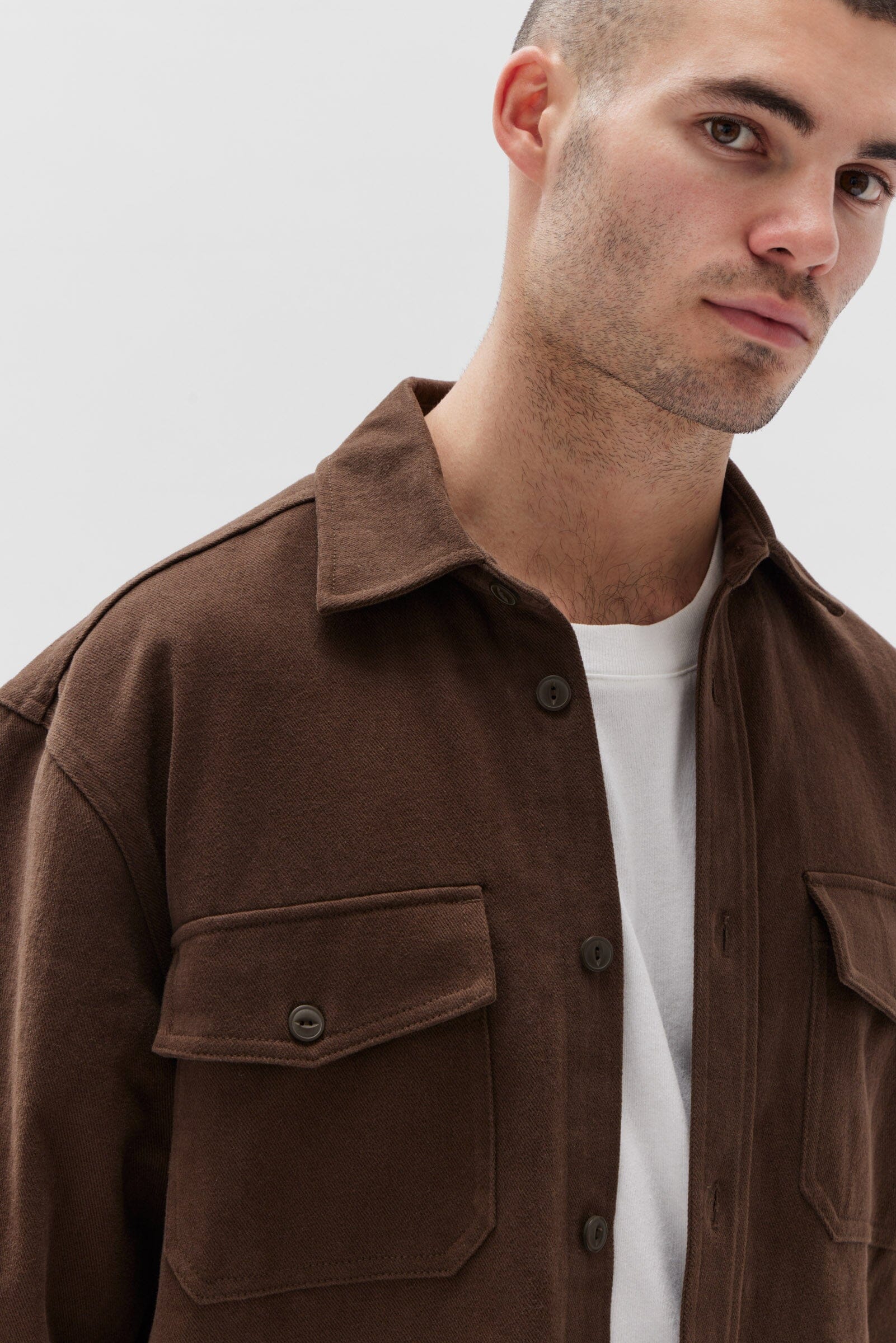 Assembly Label Otto Overshirt - Olive Assembly Label